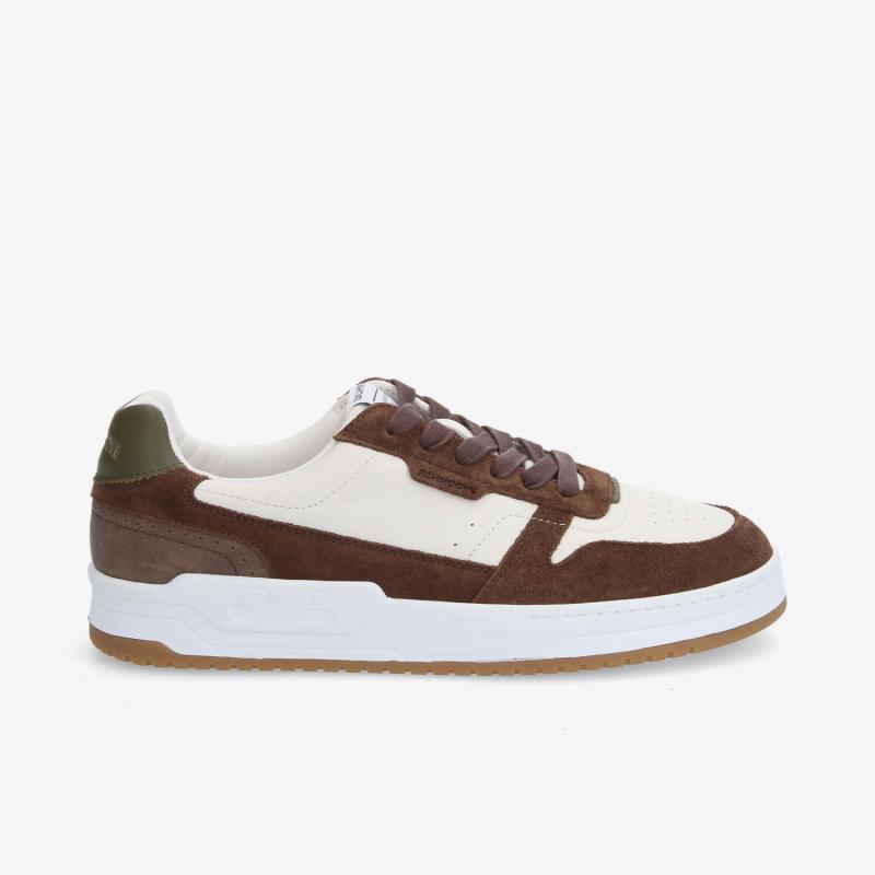 BROOKLYN PREPPY M - NAPPA/SUEDE - BEIGE/BROWN
